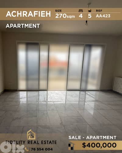 Apartment for sale in Rabweh AA423 شقة للبيع في رابوة