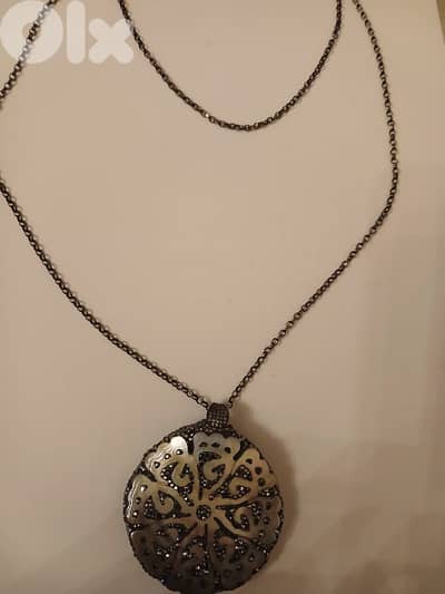 Pure  Silver  with Semi Pressure Stone