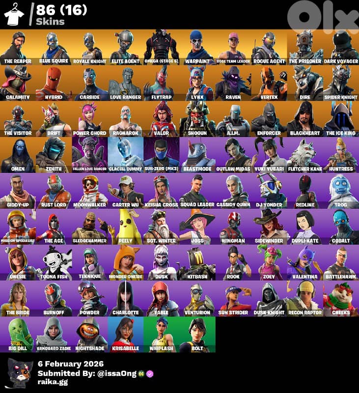 fortnite account OG and cheap 3