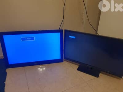 2 tv (panasonic+haier)