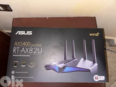 ASUS gaming router perfect for gamers RT-AX82U dual band wifi 6