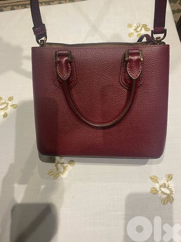 Micheal Kors Burgundy bag 4