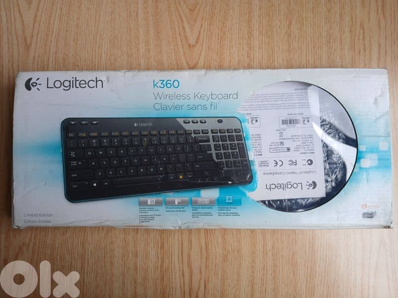 Logitech k-360 Wireless Keyboard 4