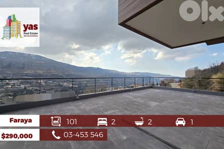 Faraya 101m2 | 135m2 Terrace | Astonishing View | High End | DA |