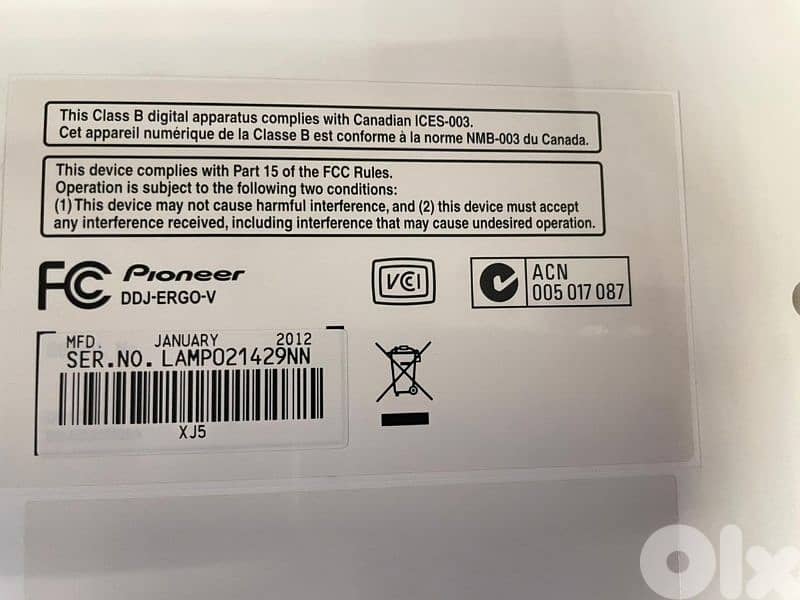 Pioneer DJJ ERGO V 5