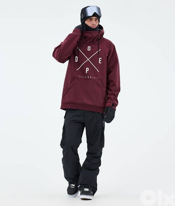 Dope Snow Yeti Burgundy Jacket 2