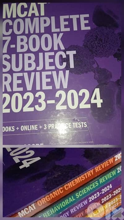 MCAT Kaplan books set