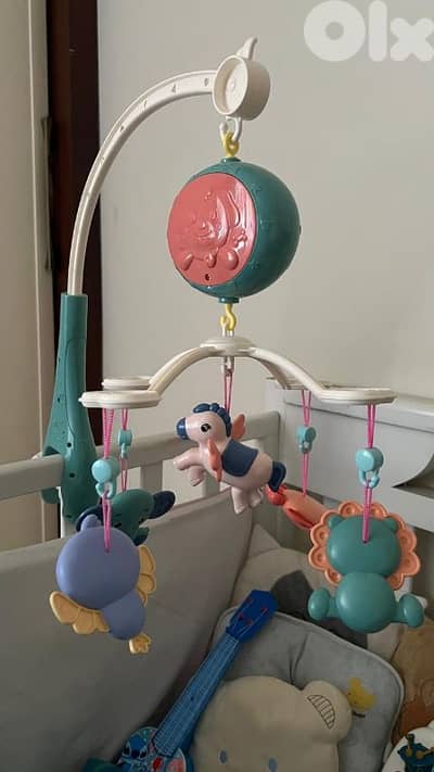 baby bed musical hanging toy