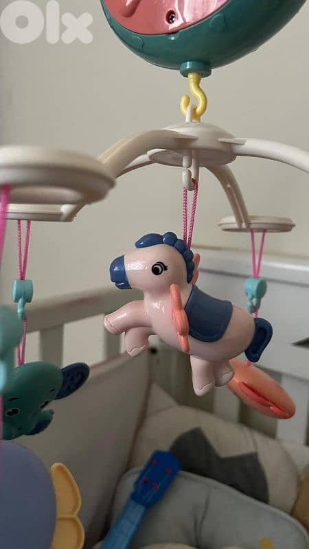baby bed musical hanging toy 1