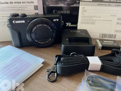 Canon Powershot G7X Mark II camera