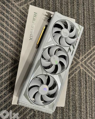 ASUS ROG Strix GeForce RTX 4090 White OC Edition Gaming Graphics Card