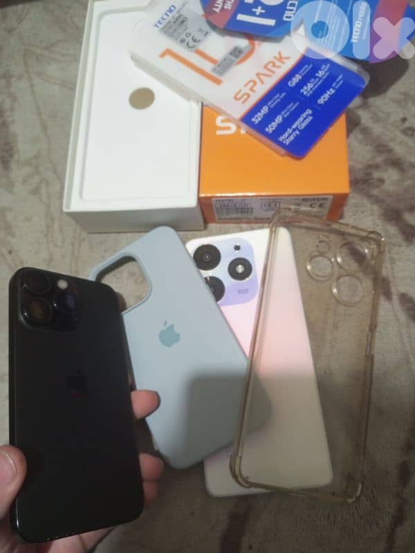 iphone and tecno 2