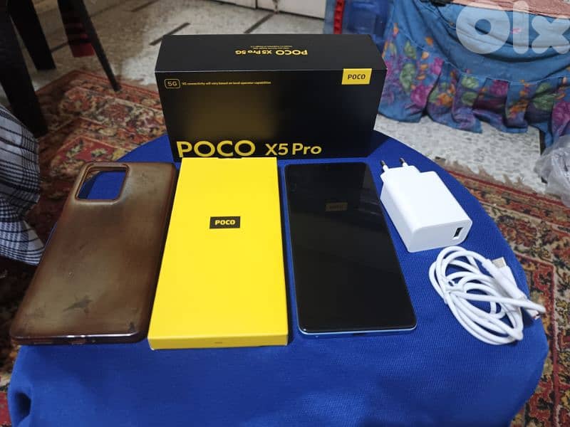 xiaomi poco x5 pro blue 1