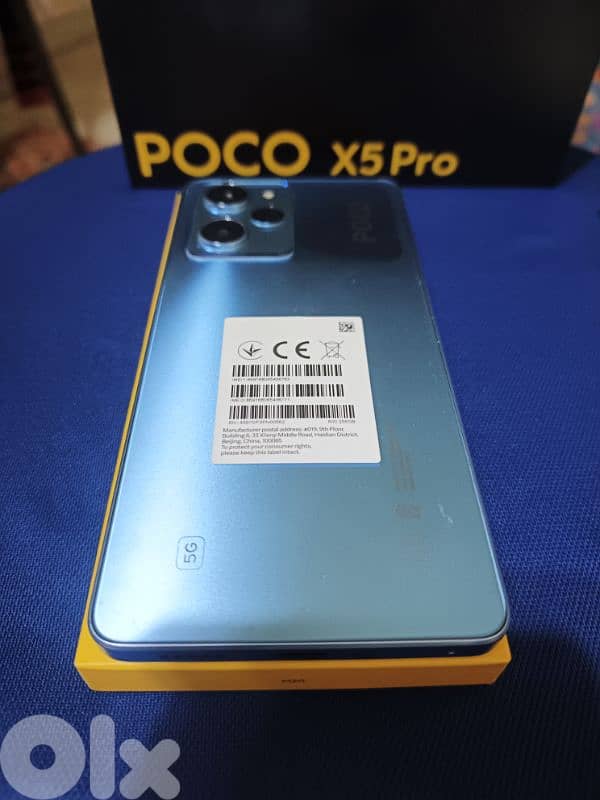 xiaomi poco x5 pro blue 3