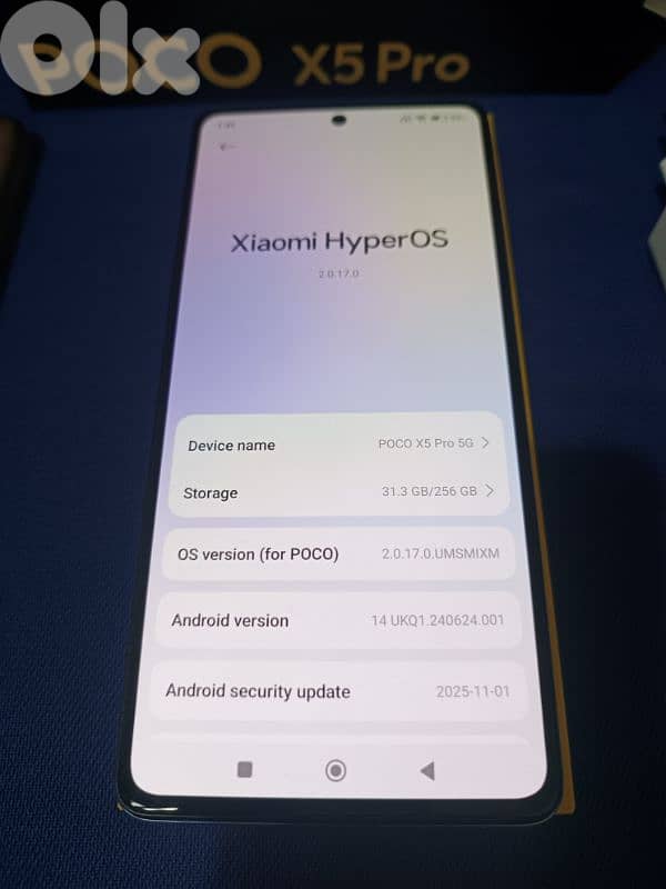 xiaomi poco x5 pro blue 4
