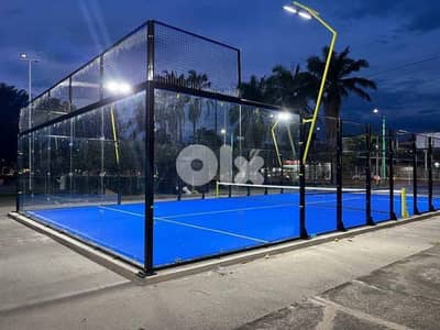 تنفيذ ملعب بادل كامل