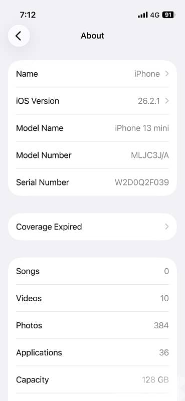 iPhone 13 mini 128gb 1