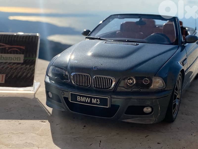 bmw e46 convertible ottomobile brand diecast resin model scale 1/18 3