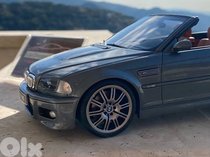 bmw e46 convertible ottomobile brand diecast resin model scale 1/18 4