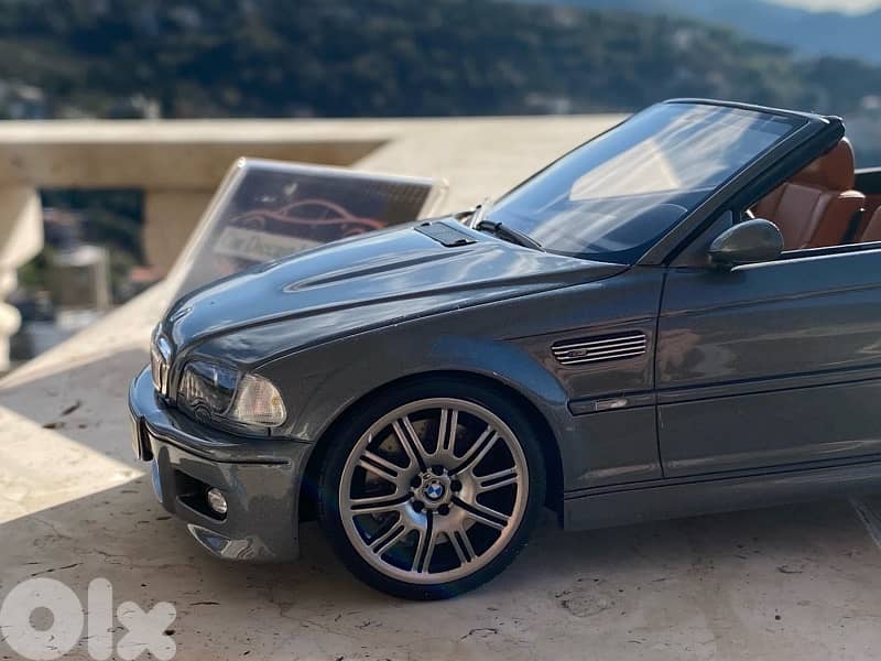 bmw e46 convertible ottomobile brand diecast resin model scale 1/18 8