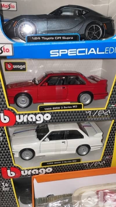 bmw e30 diecast model car scale 1/24