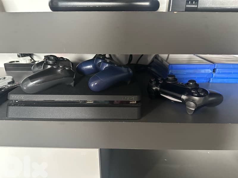 PS4 slim 500gb + racing steering pxn pro 1