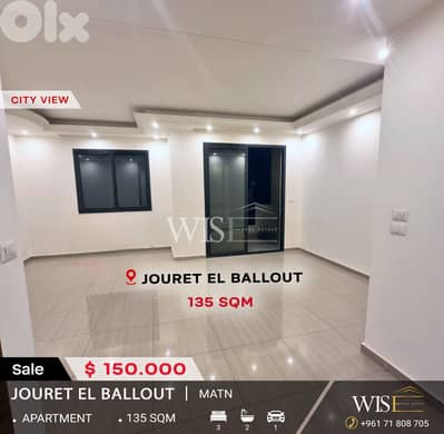 Stunning 135 SQM Apartment for SALE in Jouret El Ballout!