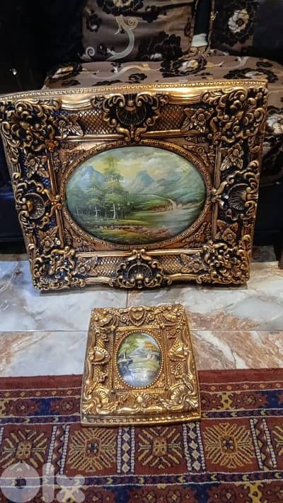 لوحتين انتيك