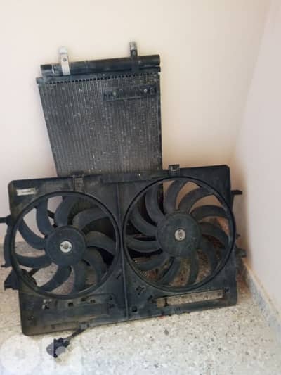 طقم مراوح audi Q5 مستعمل ألماني وردياتير مكيف