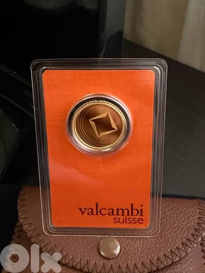 Gold Valcambi Swiss Ring Circle Ounse Limited Edition 10 Gr 999,9