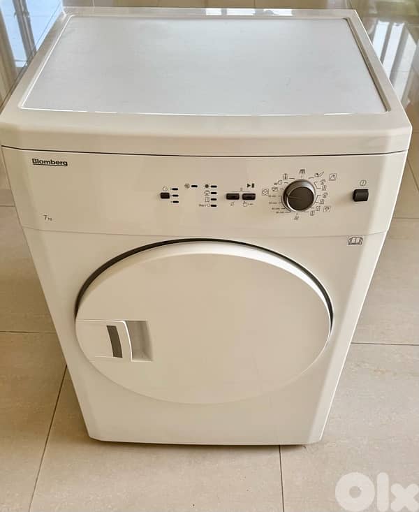 Dryer as new from Bloomberg 7kg 2