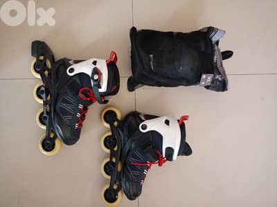 Roller Blades 43 + protection set