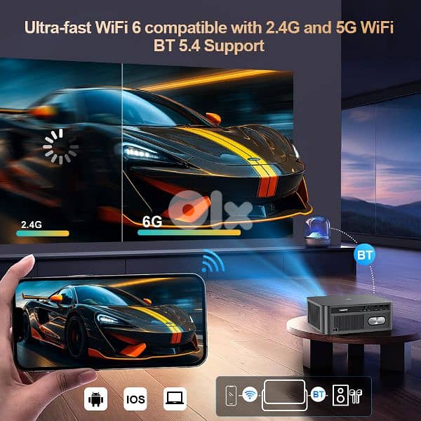 New Full HD Thundeal TD98 pro Projector 30 000 Lumens Android version 9