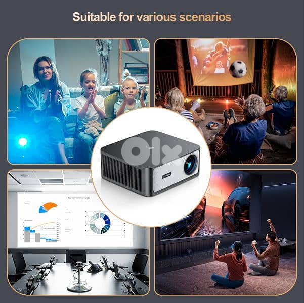 New Full HD Thundeal TD98 pro Projector 30 000 Lumens Android version 11