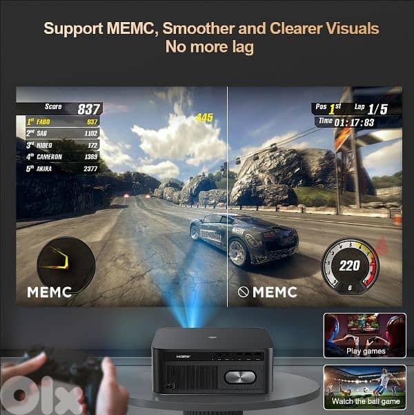 Full HD projector Thundeal Td98 Pro 30 000 Lumens 4K Android version 6