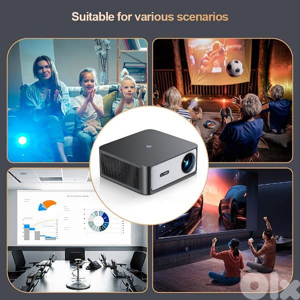 Full HD projector Thundeal Td98 Pro 30 000 Lumens 4K Android version 10