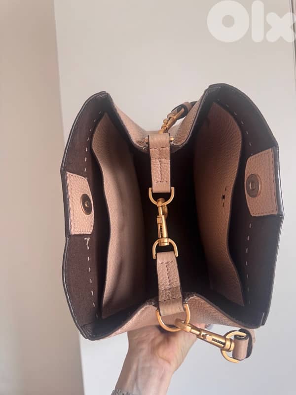 Original Tory Burch Nude McGraw bucket bag medium 5