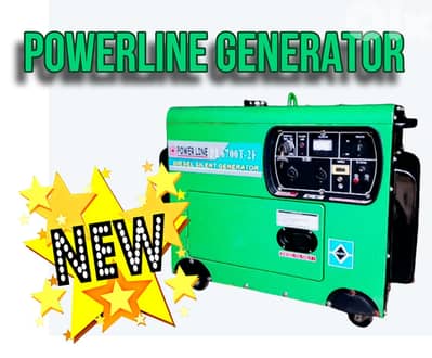 NEW PowerLine SILENT DIESEL GENERATOR PL6700T-2F