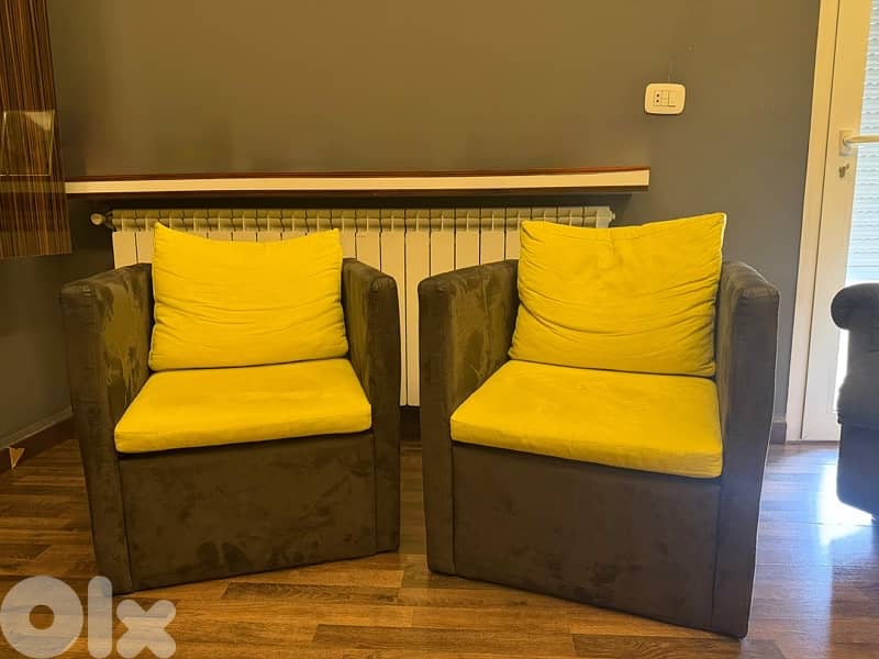 very elegant living room L shape 2