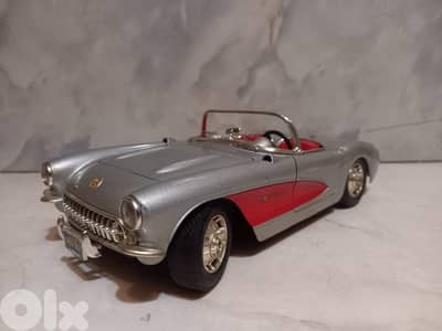 1957 Chevrolet Corvette diecast  1/18 Scale by Burago Italy