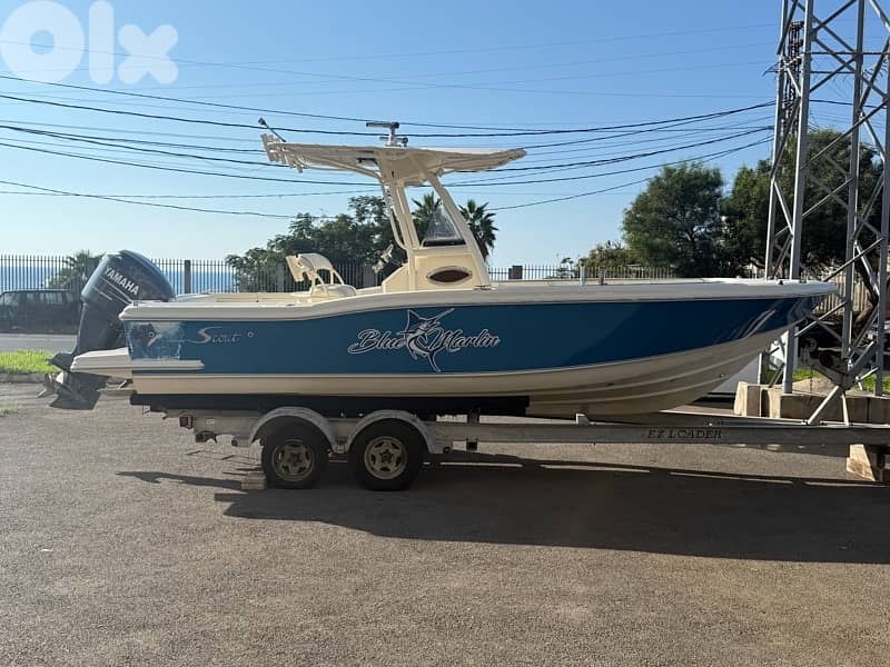 Boat Scout 242 year 2007 225 HP Yamaha engine 1