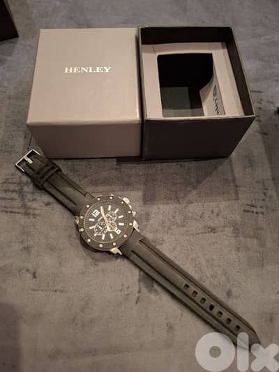 Henley rubber mens watch