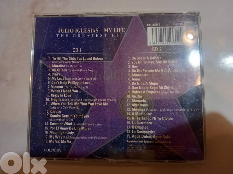 Julio Iglesias 2x CD Ma vie Mes plus grands succès Best Of 2