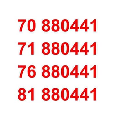 4 Matching Mobile Special Numbers