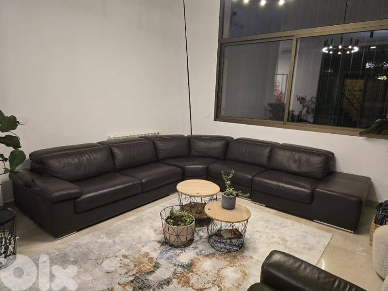 for sale corner couch & recliner 4