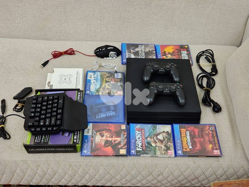 PS4 Pro 1TB used Like new sealed 1