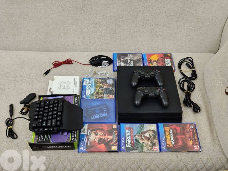 PS4 Pro 1TB used Like new sealed 2