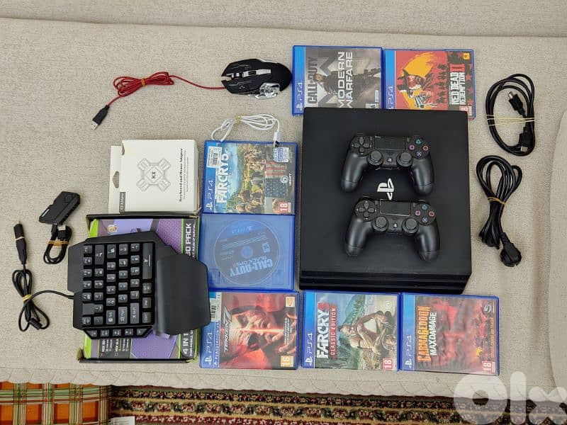 PS4 Pro 1TB used Like new sealed 3