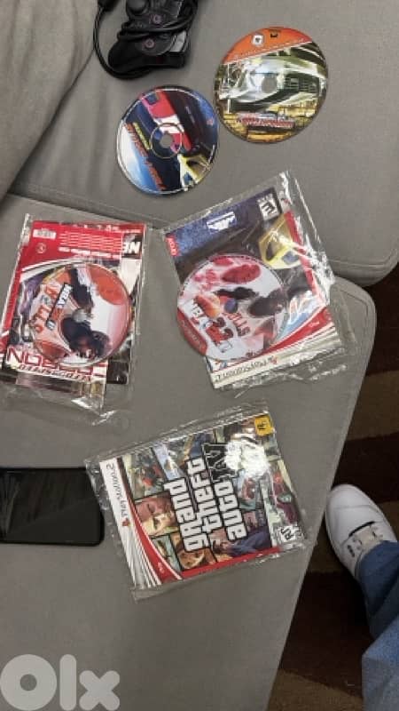 Playstation 2 with Proracing wheel 5