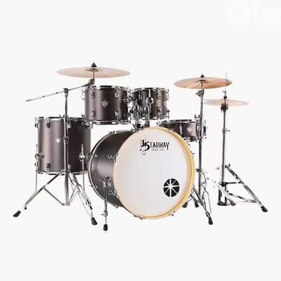 starway professional acoustic drums kit